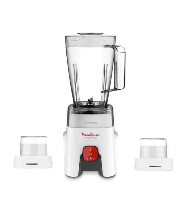 MOULINEX BLENDER 500W, 2 ATTACHMENT, 1.75LTRS, 22-220-240 V, 50/60HZ MADE IN FRANCE