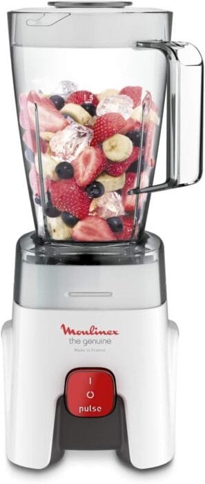 MOULINEX BLENDER 500W, 2 ATTACHMENT, 1.75LTRS, 22-220-240 V, 50/60HZ MADE IN FRANCE