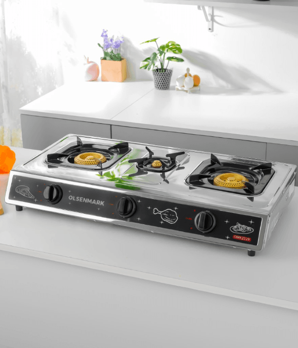 S/SThree Burner/Brass Indian/Auto Ign1x1