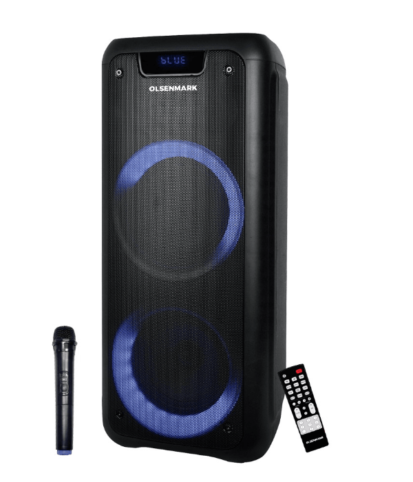 6.5"Rech Party Speakr Usb/Bt/Mic/Fm/ 1x1