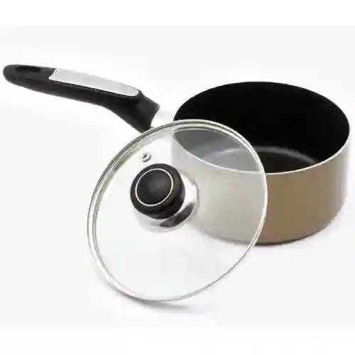 Royalford 16cm Sauce Pan with Lid - Gold