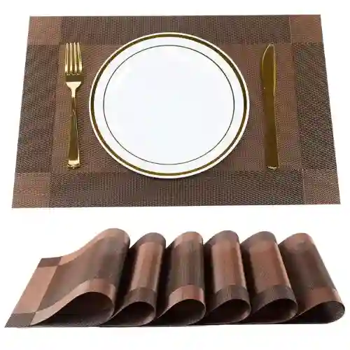 Table Placemats Set 45 x 30 cm Rectangular