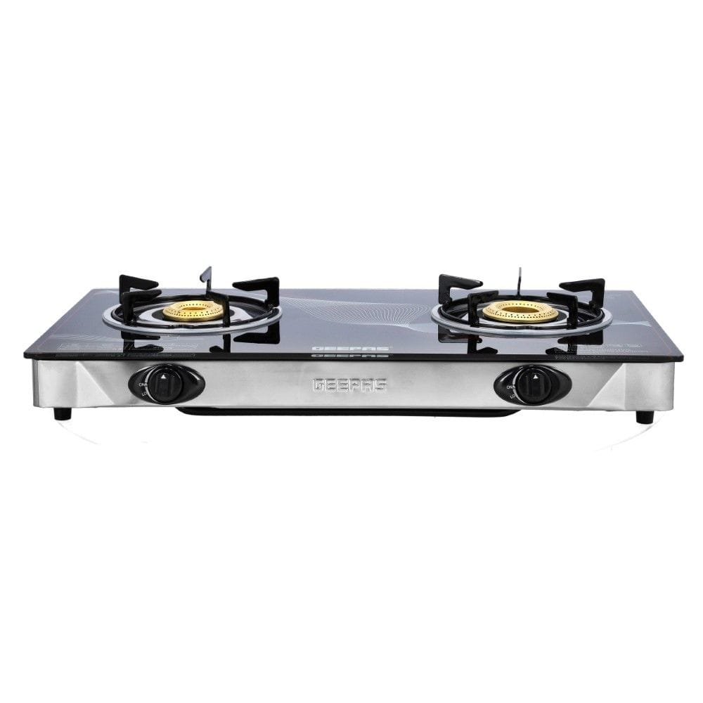 Double Gas Burner/Glass 1x1