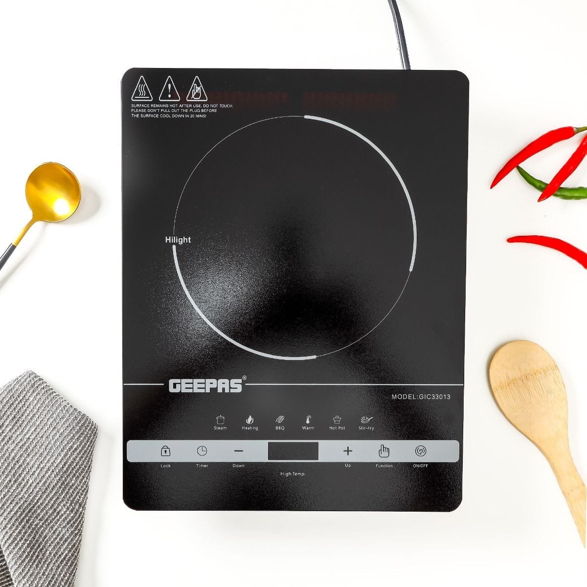 Digital Infrared Cooker/Touch/2000W 1x6