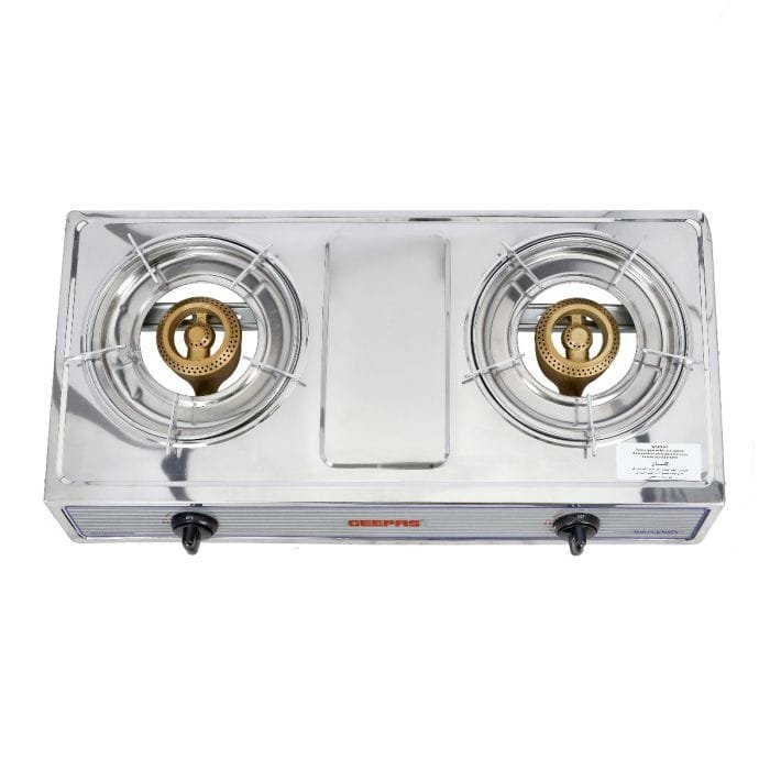 S/S Double Burner Gas Cooker/Auto Ig 1x1