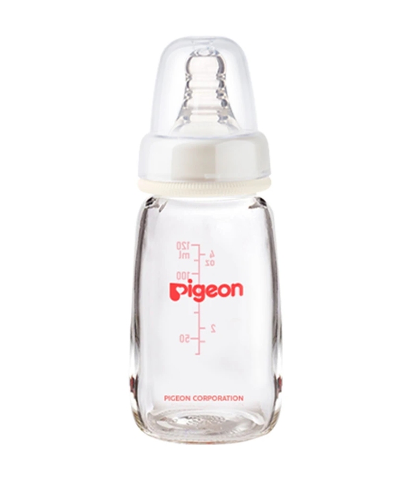 GLASS BOTTLE SN CLEAR 120 ML