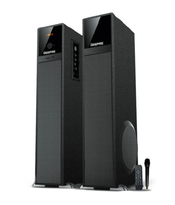 2.0TowerSpkr/Usb/Sd/Fm/Rmt/Bt/Kar/Mic1x1