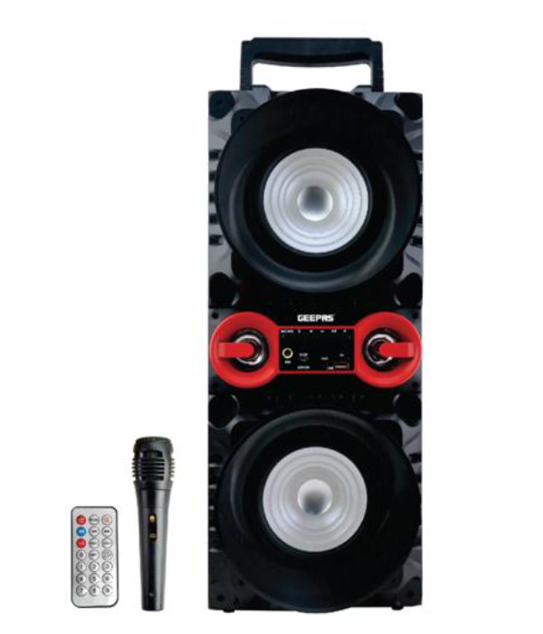 Port&Rech Spkr/Usb/TF/Fm/Bt/Mic/Kar1x2