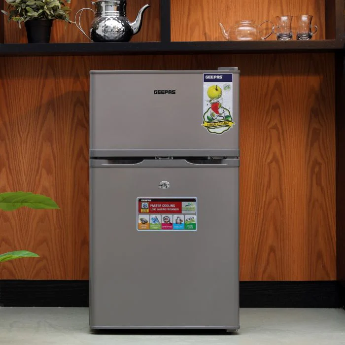 125L DoubleDoor silvr Defrst Rfrgratr1x1