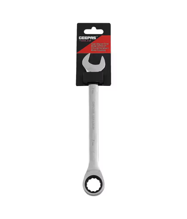 Gear Wrench With Plastic Hanger/7MM1X250