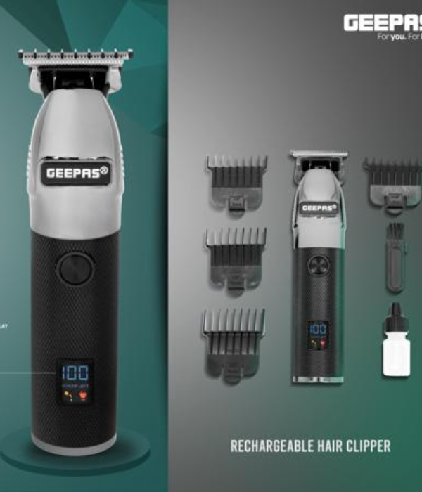 Rech Hair Clipper/Usb Chr/Led Dsply 1x24