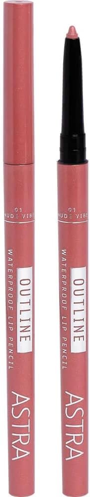 Astra Outline Watreproof Lip Pencil - Shade - Nude Vibe
