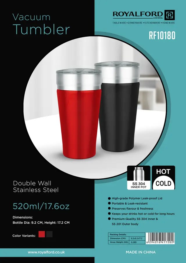 520ML SS Double Wall Mug1X24