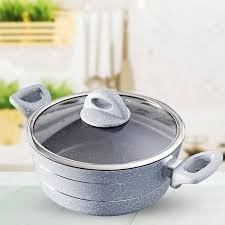 30,Granite Smart Caserole/G+Lid/Gray1X6