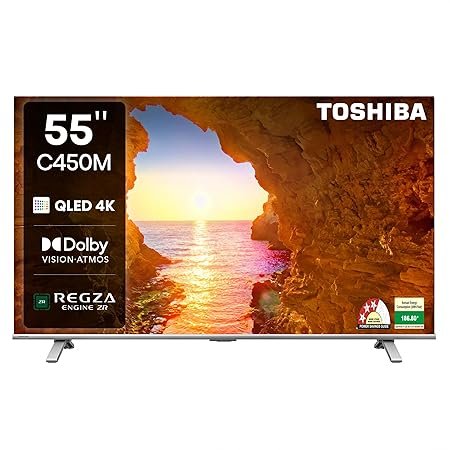 TOSHIBA  55" / QUANTUM DOT  "  ANDROID QLED  LED