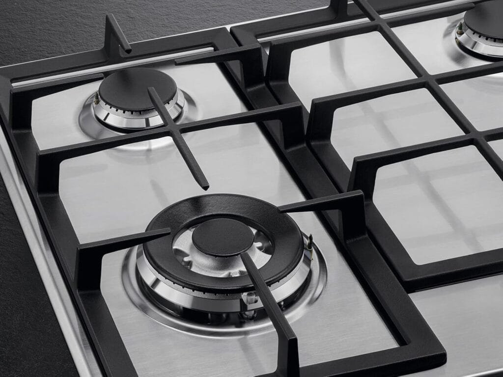 AEG-BUILT-IN 60CM GAS HOB STAINLESS STELL  MADE ITALY