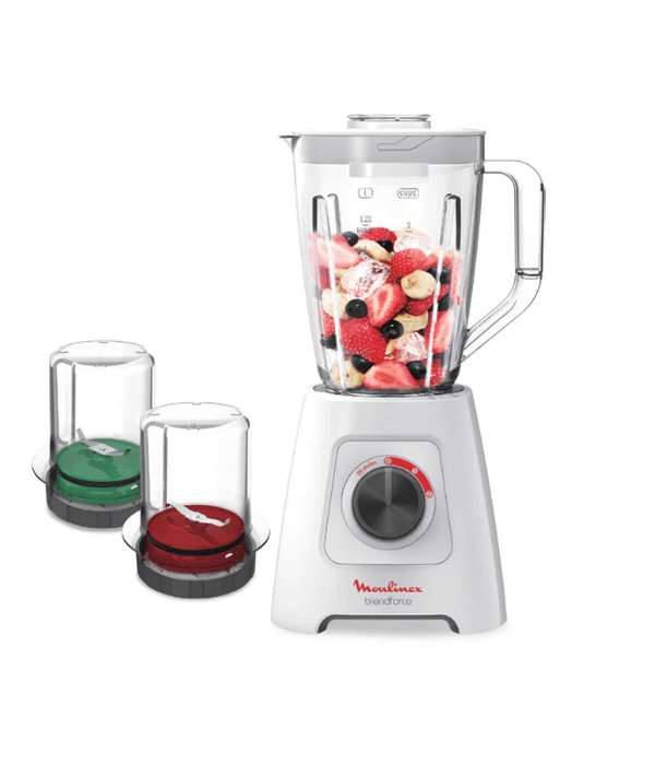 MOULINEX BLENDER 600W, TWO SPEED, ONE PULSE, GRINDER AND GREATER, ICE CRUSHER