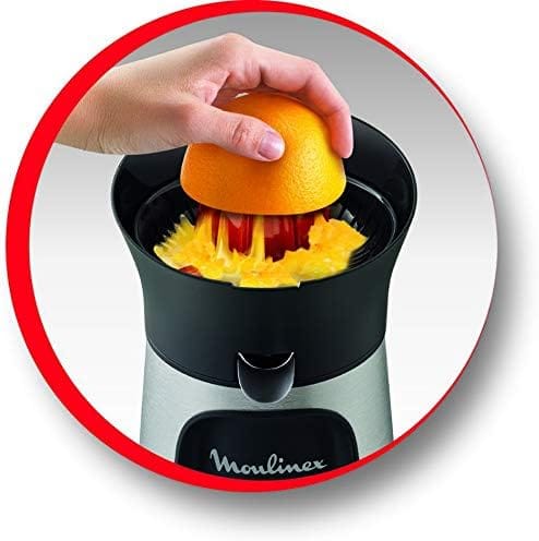 MOULINEX CITRUS JUICER  100 W, STAINLESS STEEL FINISH,  220/240 V - 50-60 HZ.