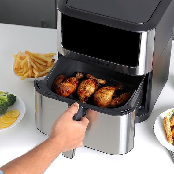 8L Degital Air Fryer 1800W 1X2