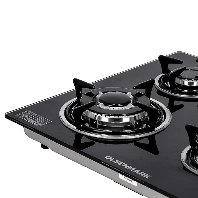 2In1 Gas Hob 8mm Hard Temprd Glss 1x1