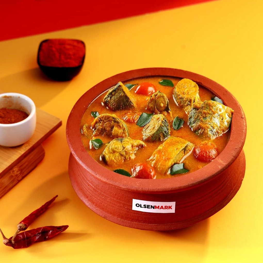 Traditnl Cokwr Fishcury Pot Dep21cm1x12