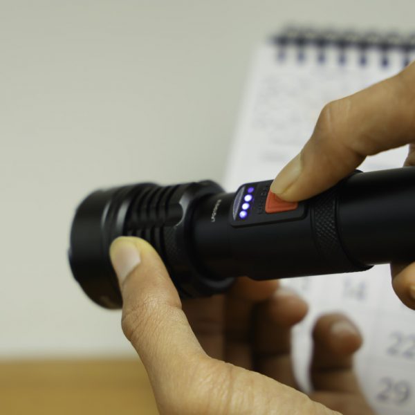 Rech Led Flashlight 1x40