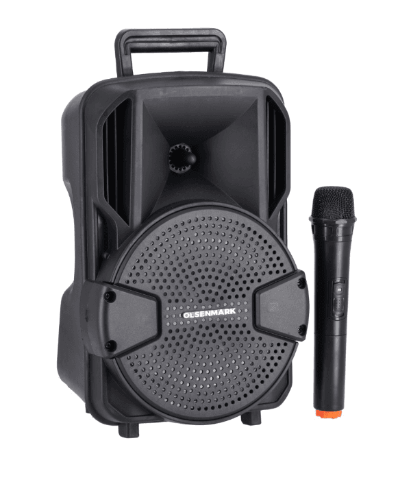 8" Troly Speakr Usb/Tf/Fm/Bt/Remt/Mic1X1