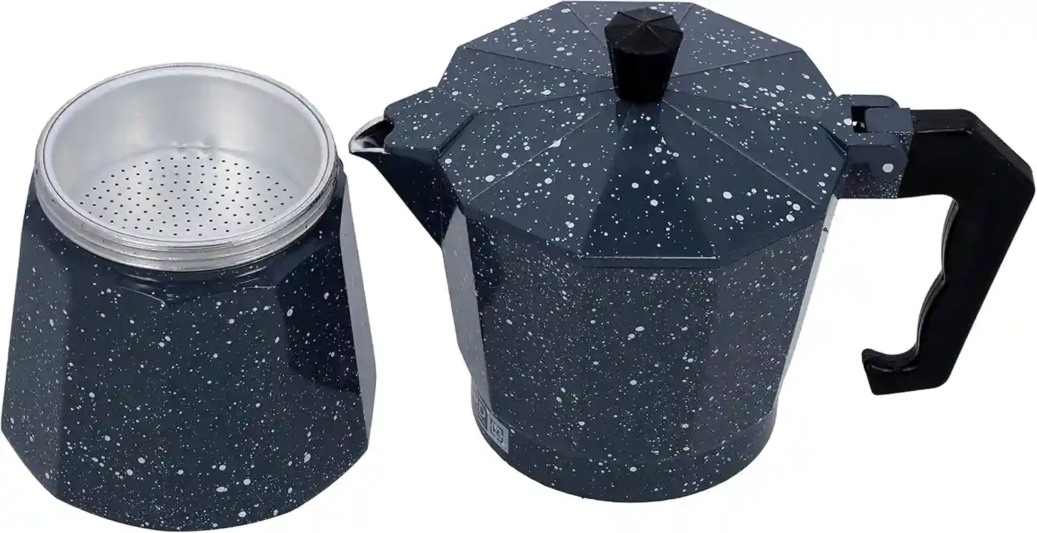 Aluminum coffee maker in 6 Cup1x24