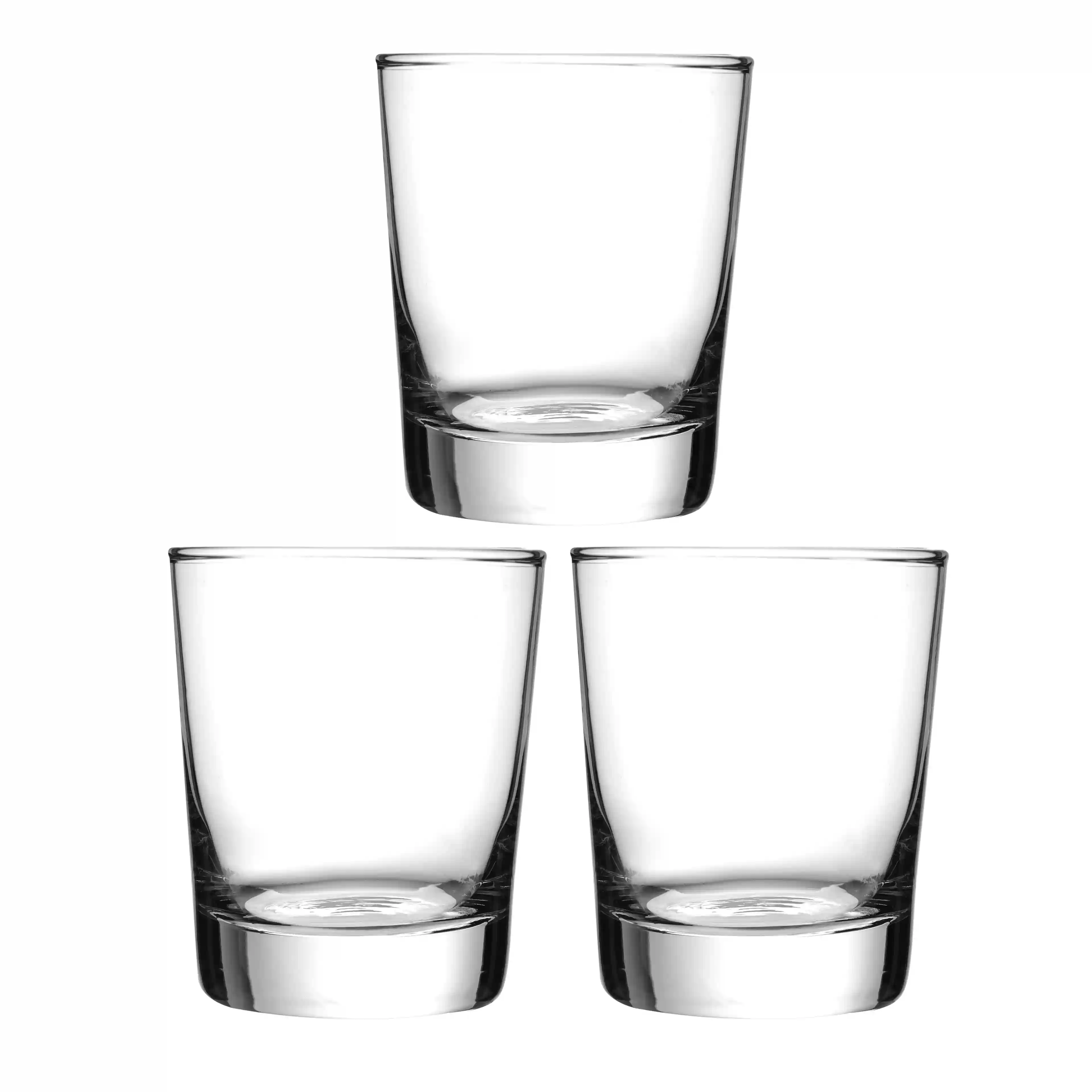 Royalford 3 Pcs Glass Tumbler Set