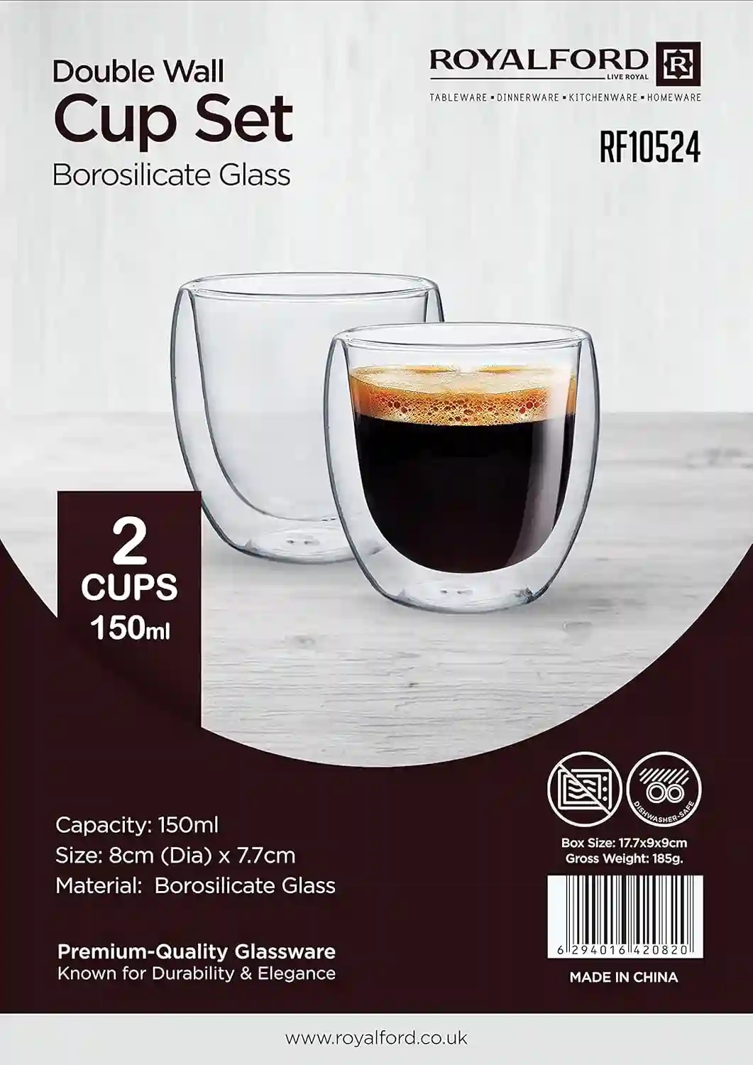 Buy premium double wall glass cup sets online. Insulated design keeps beverages at the perfect temperature. Ideal for coffee, tea, and gifting.