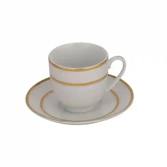 12Pc Tea Cup and Saucer Set1X10