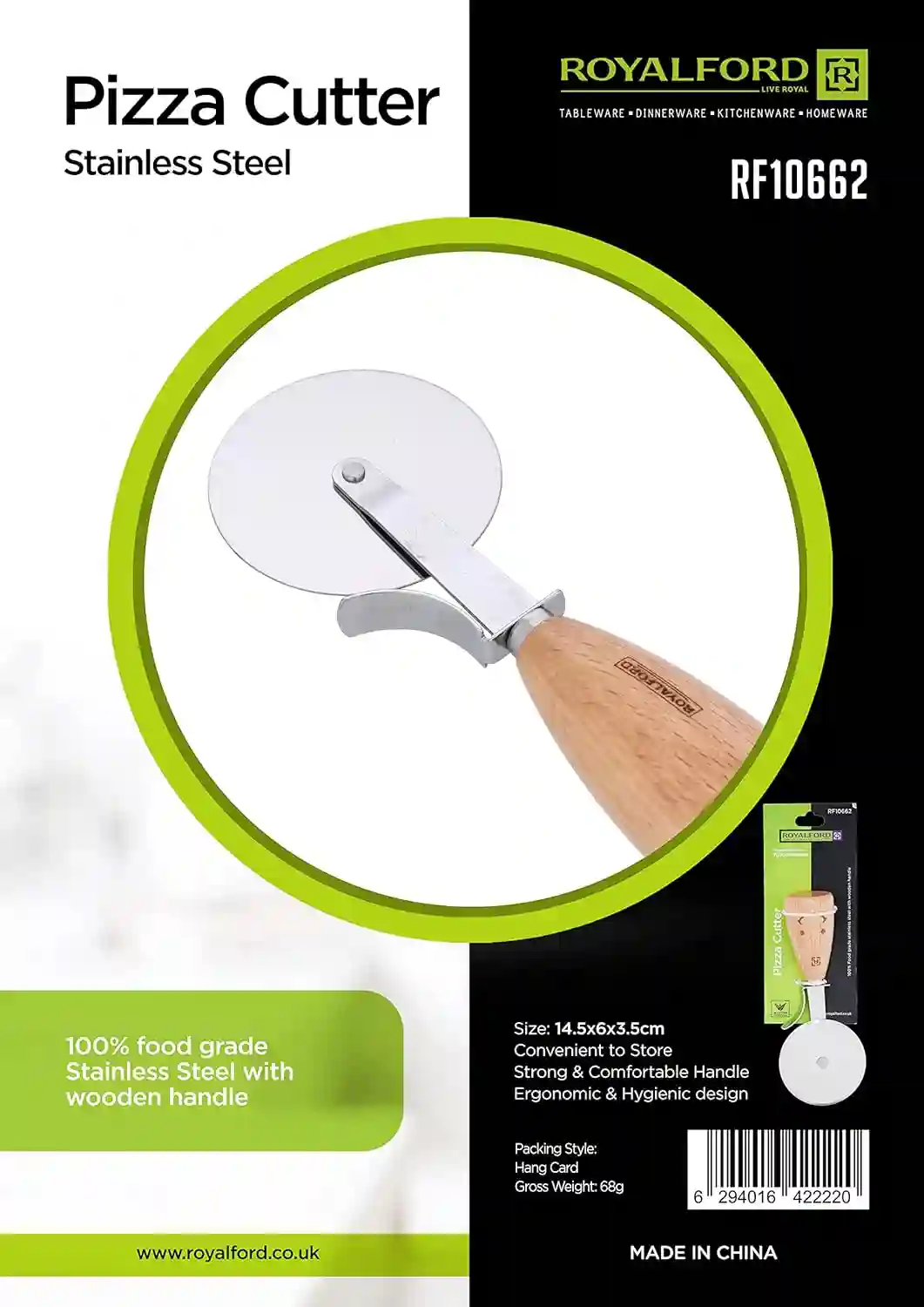 Royalford Pizza Cutter Slicer Wheel