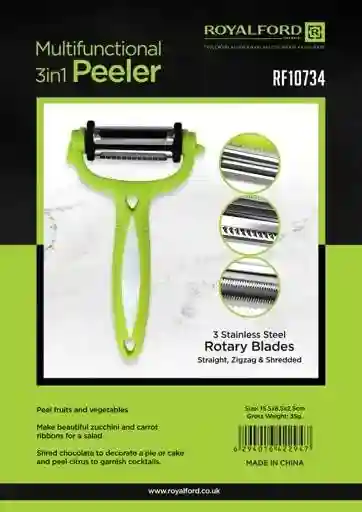 Royalford Multi-Functional 3-in-1 Peeler