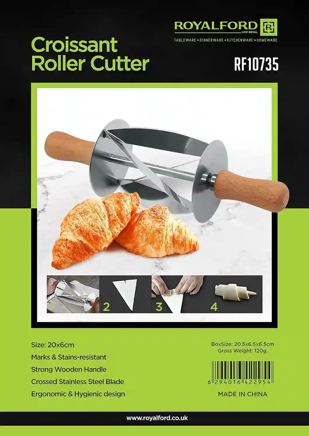 Royalford croissant roller cutter