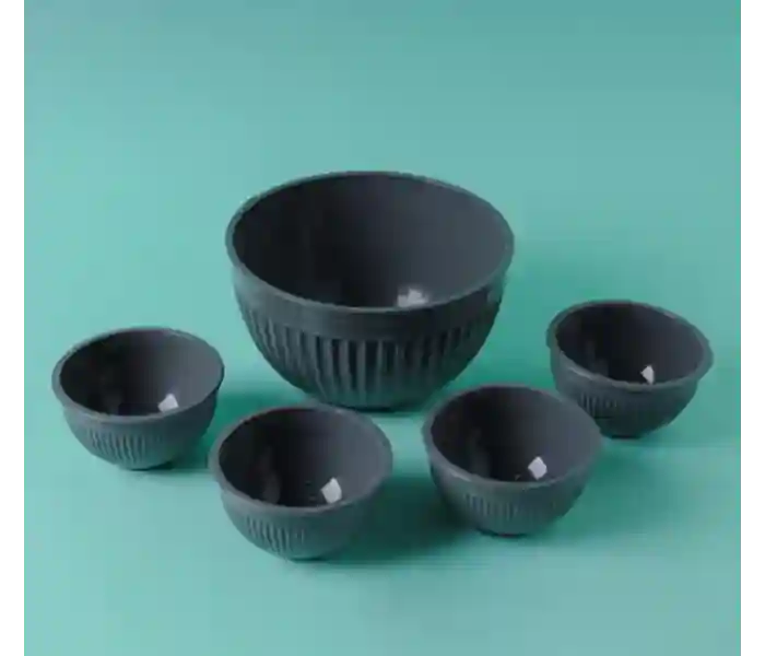 Royalford  5 Piece Bowl Set - Grey