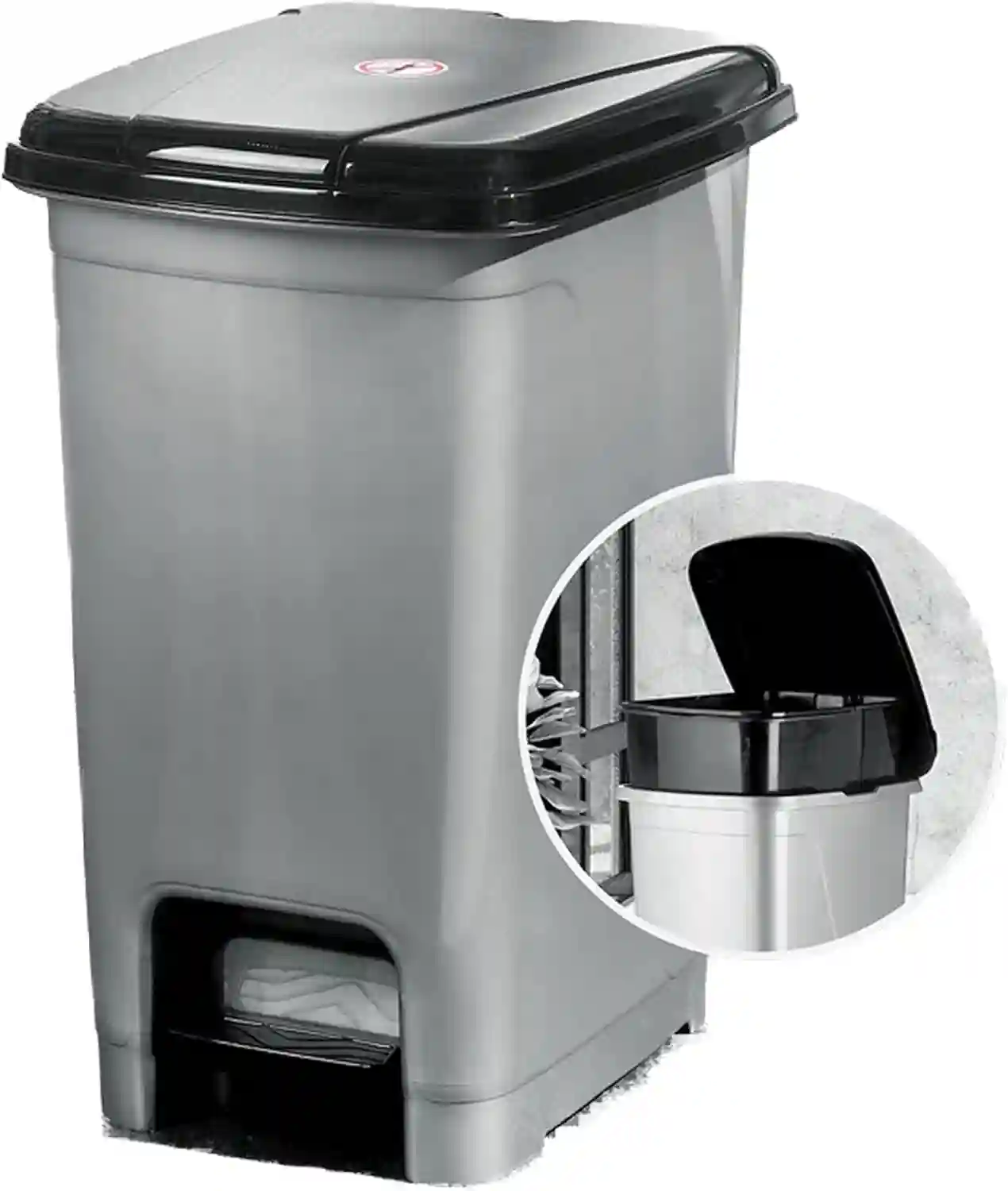 RoyalFord Slim Pedal Dust Bin