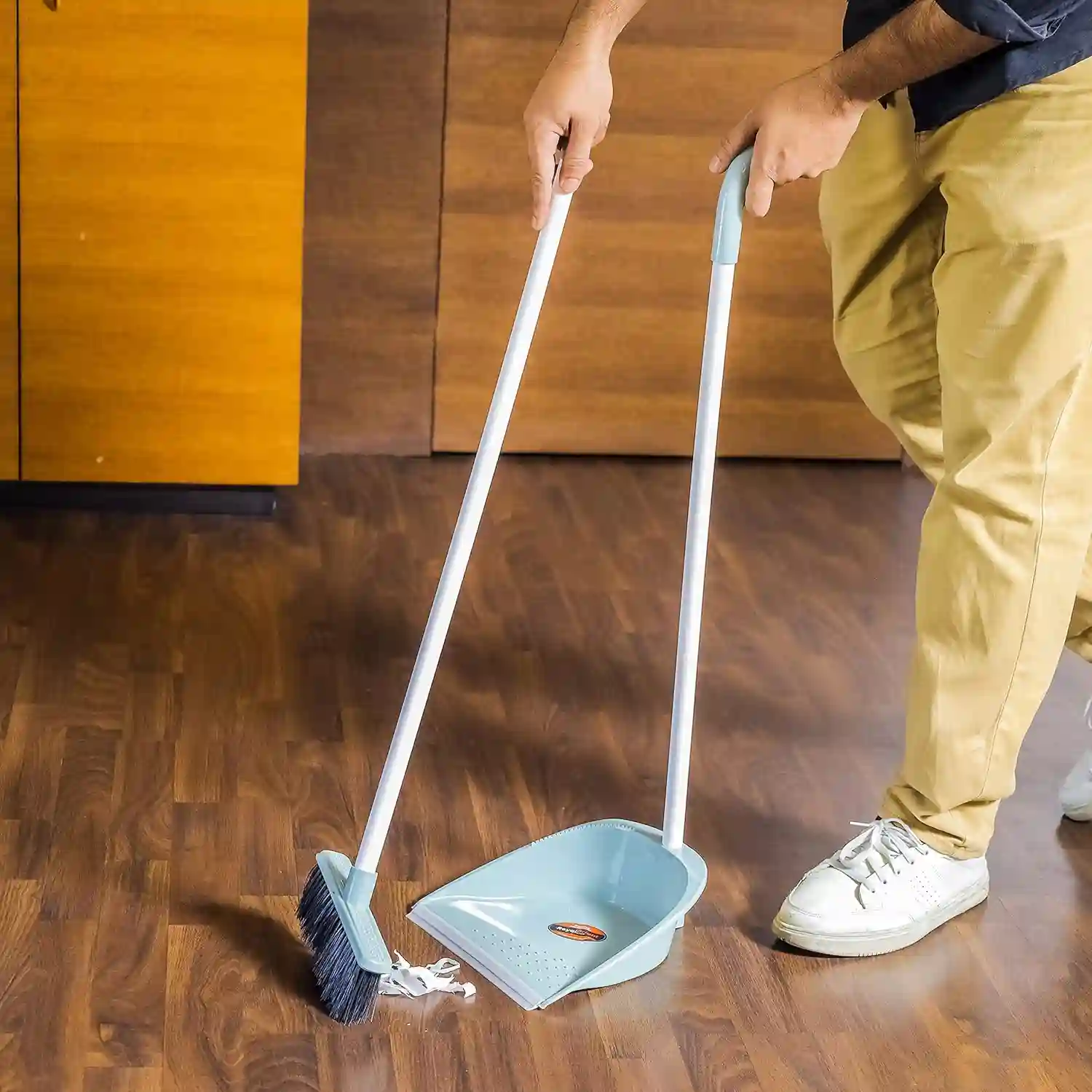 Royalford Handle Dustpan with Brush