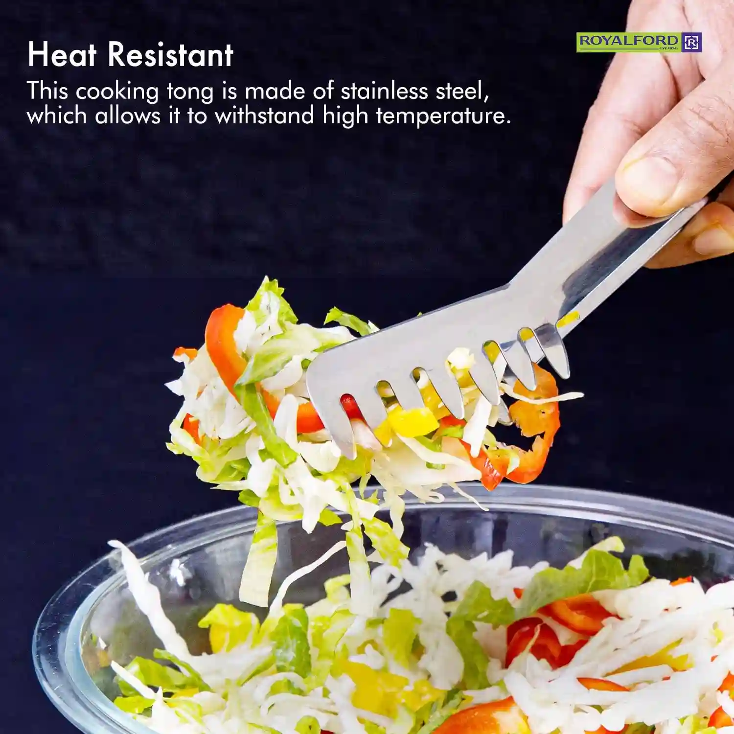Royalford Stainless steel Food Tong