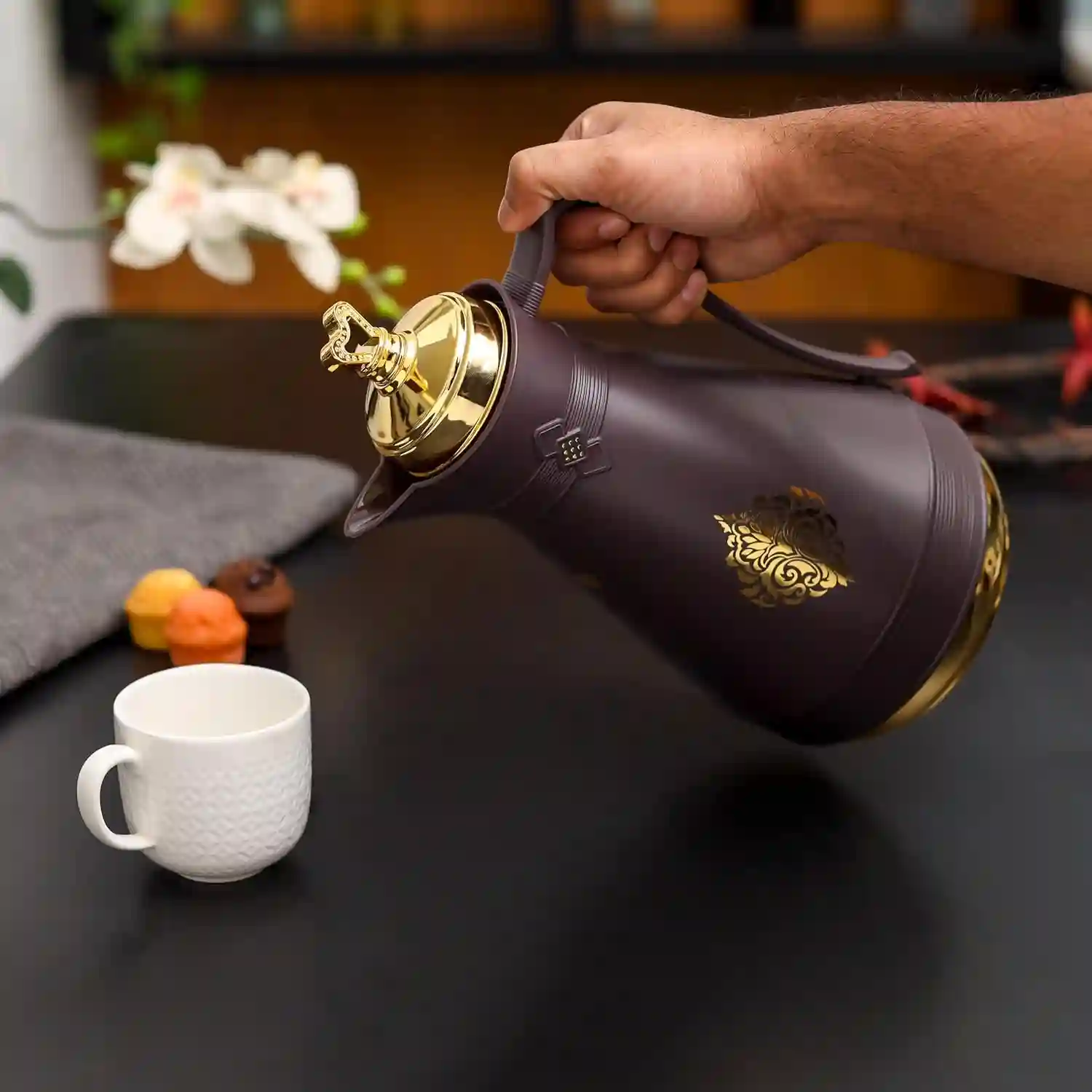 Royalford 1.0 L (33.5 oz) Vacuum Flask