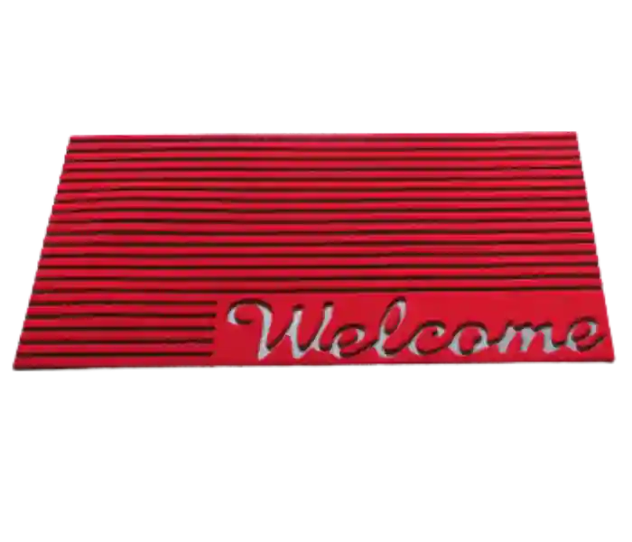 Royalford 17X26 Inch Rib Rubber Mat- Red