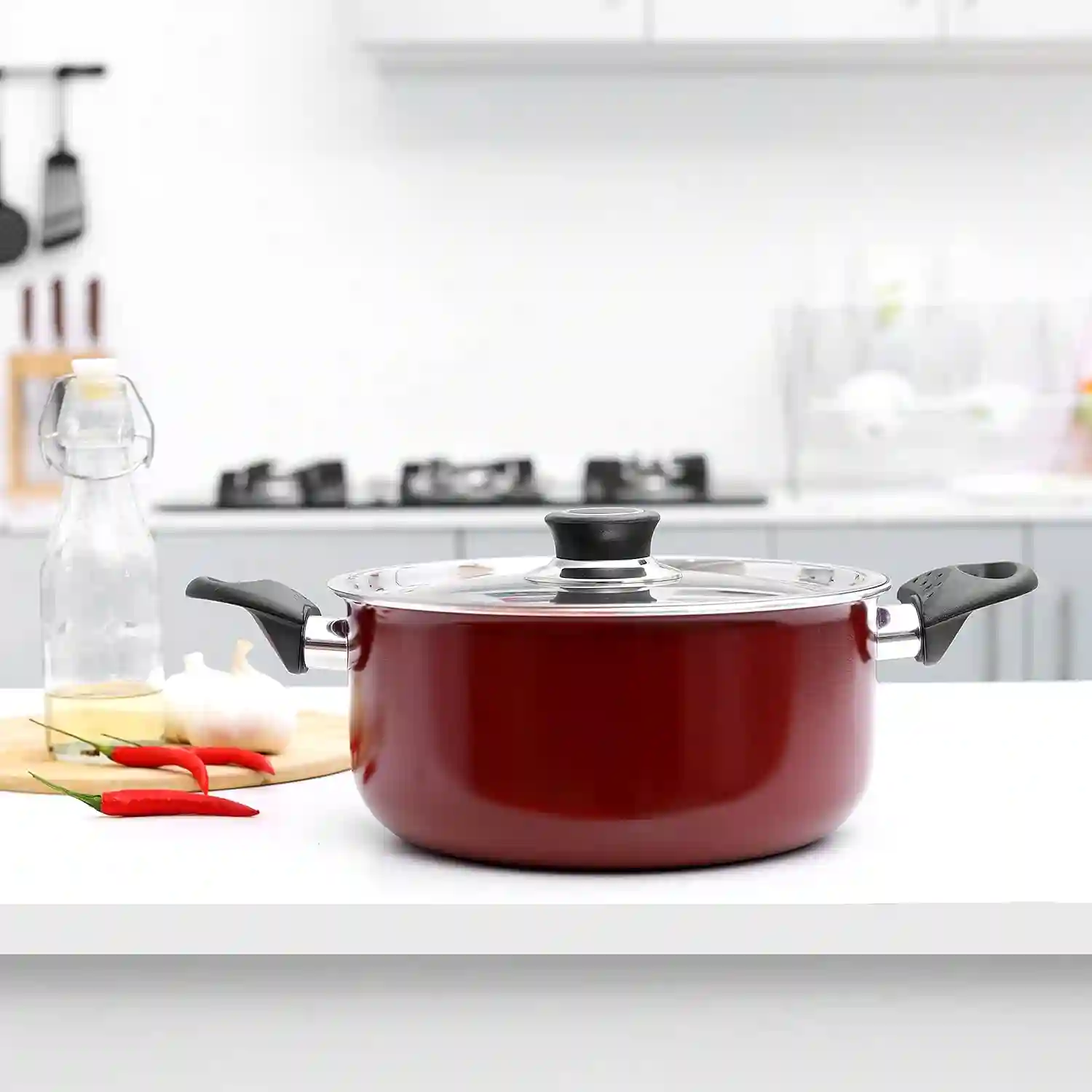 Royalford 20cm nonstick casserole with lid