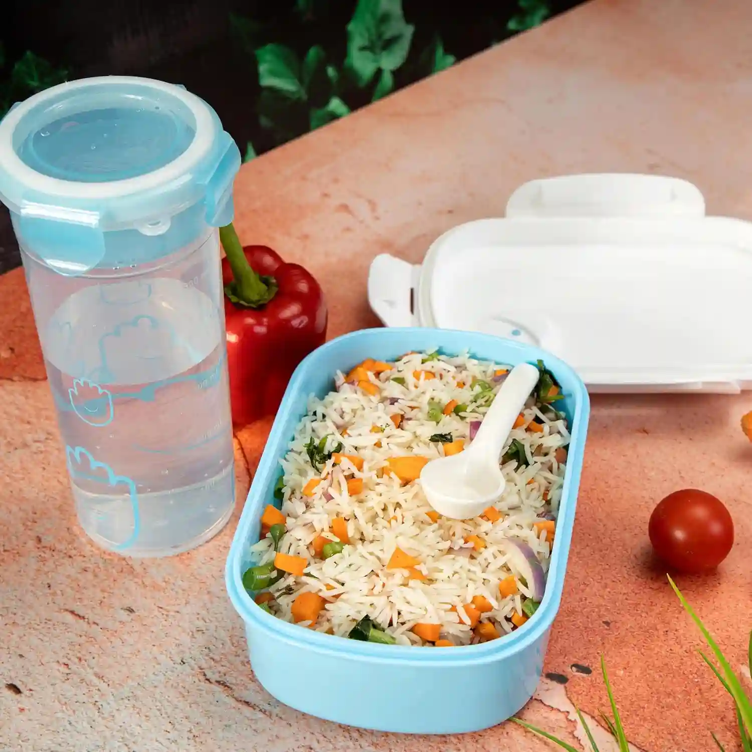Royalford Lunch Box With Water Bottle