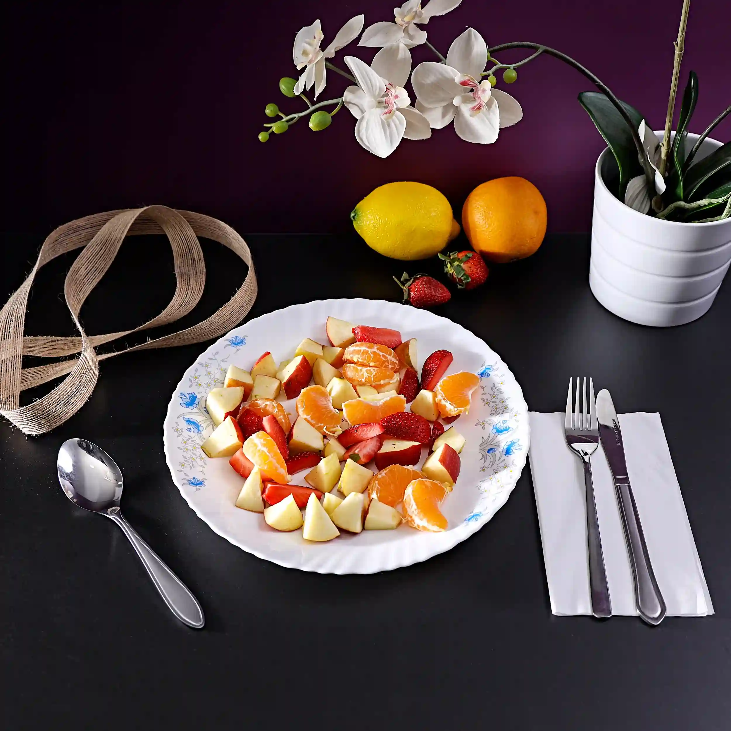Royalford 10.5″ Opal Ware Dinner Plate