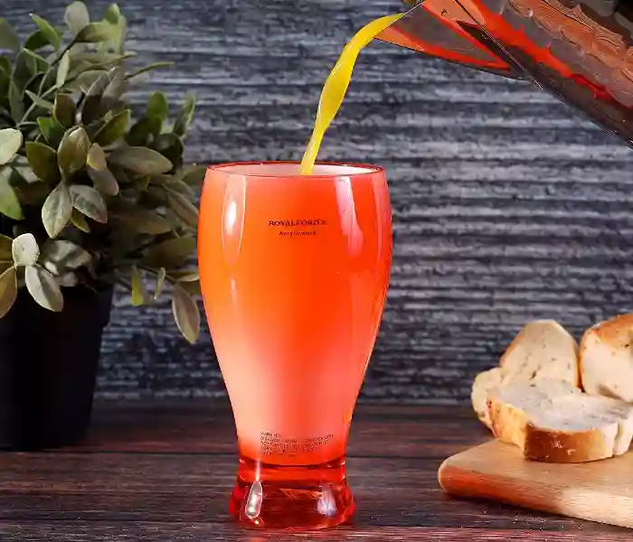 Royalford Acrylic Glass - Orange