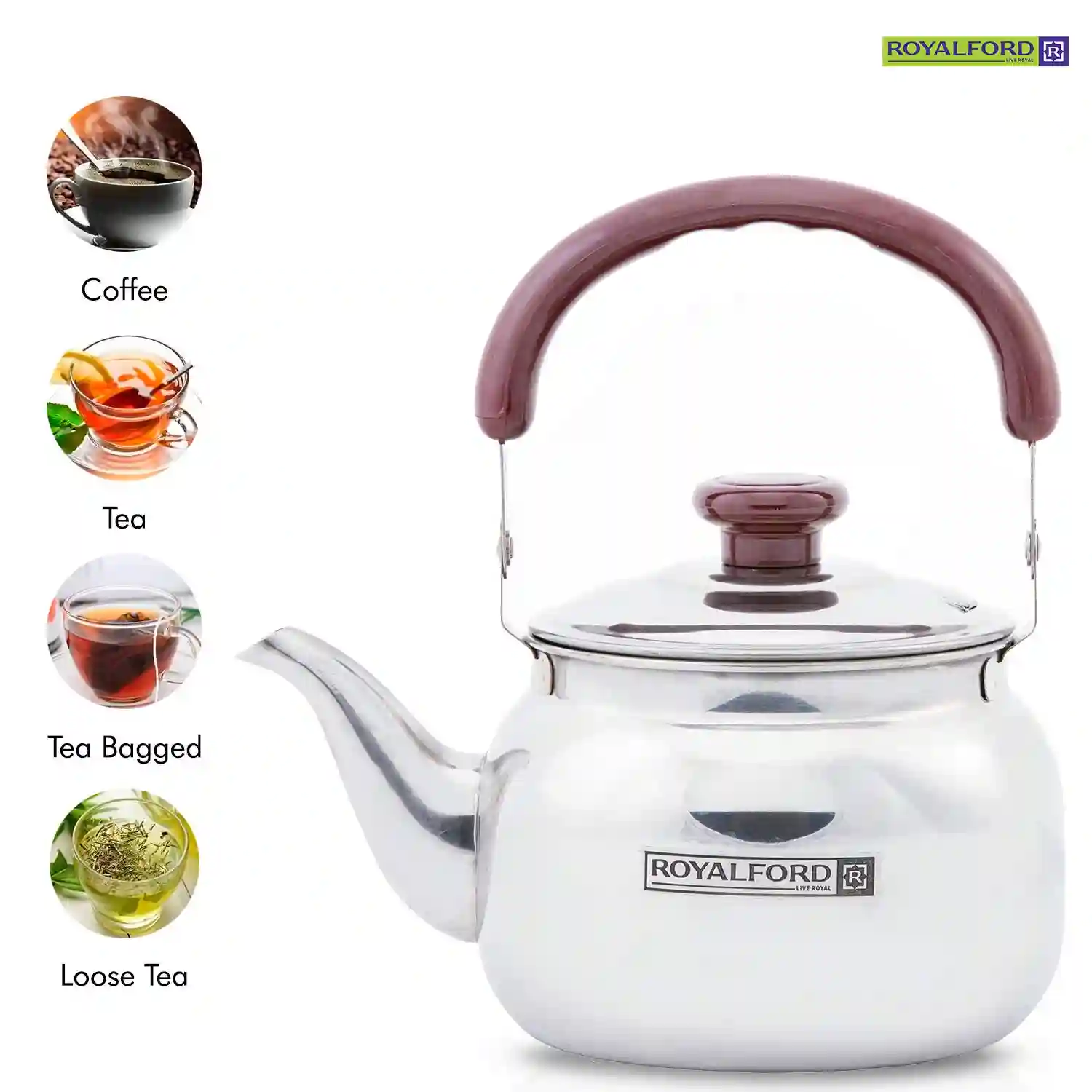 RoyalFord 0.75 Liter Stove Top Tea Kettle