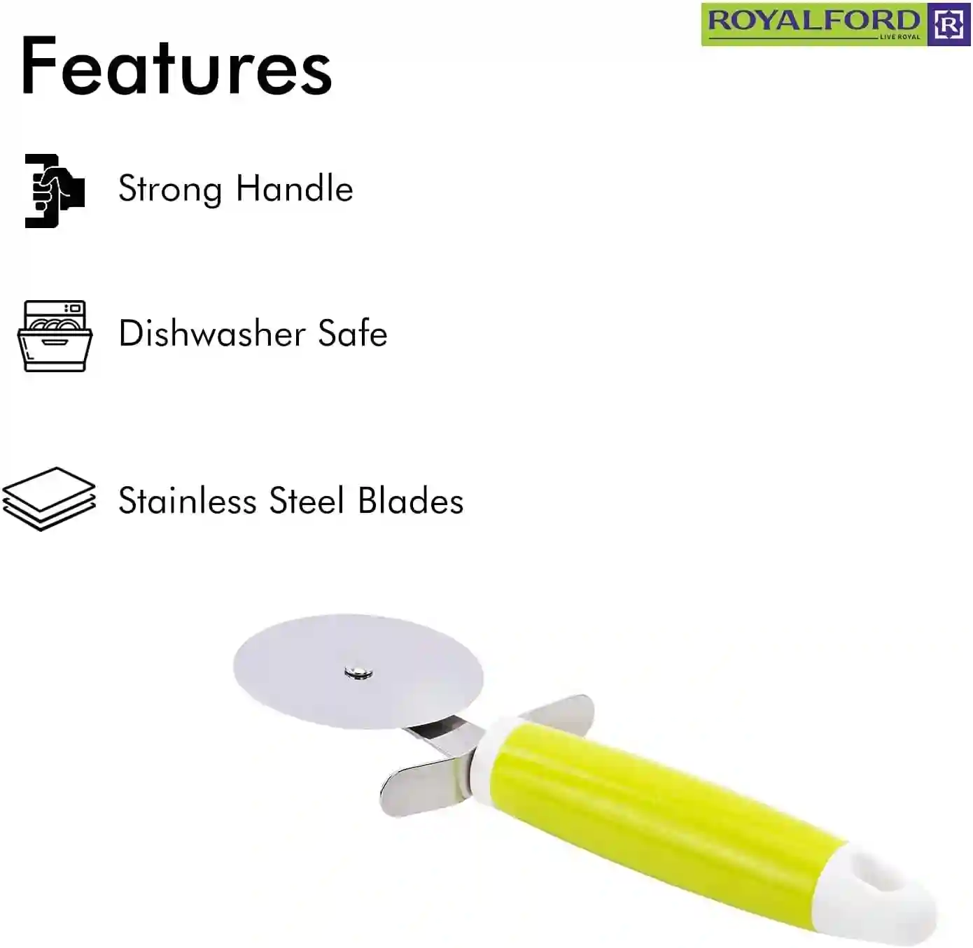 Royalford Mixed - Pizza Cutter