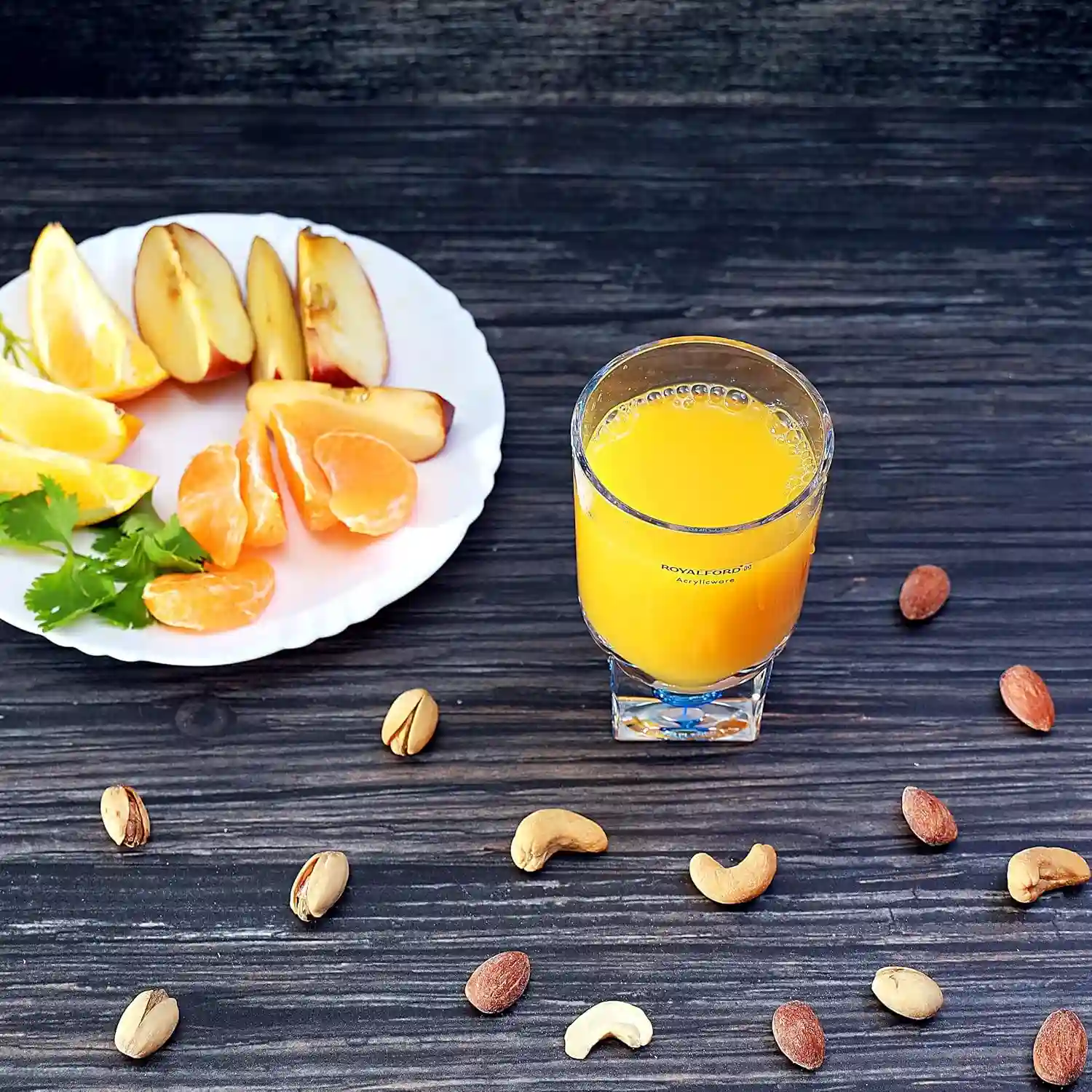 Royalford Acrylic Glass With Crystal Base