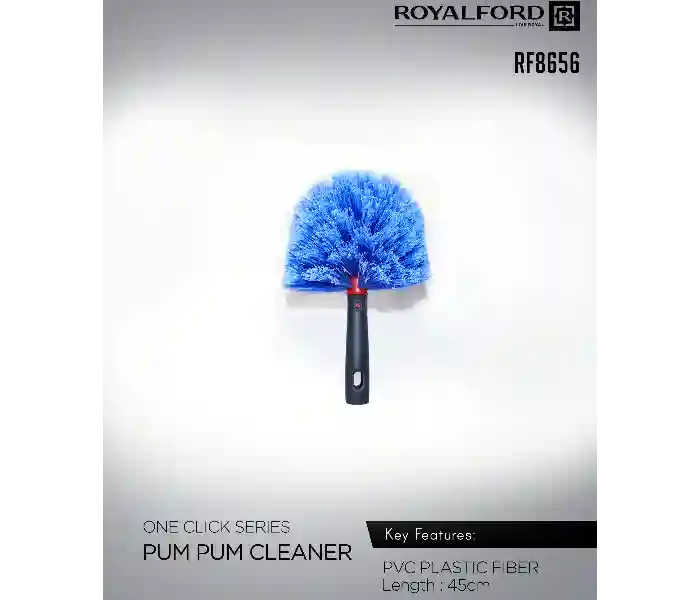 Royalford One Click Series Pum Pum Cleaner - Blue