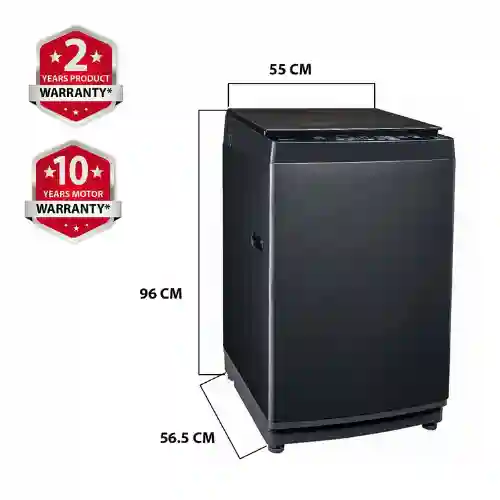 Toshiba 10.5 5 Star KG Fully Automatic Top load Washing Machine
