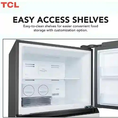 TCL 605L Double Door Refrigerator